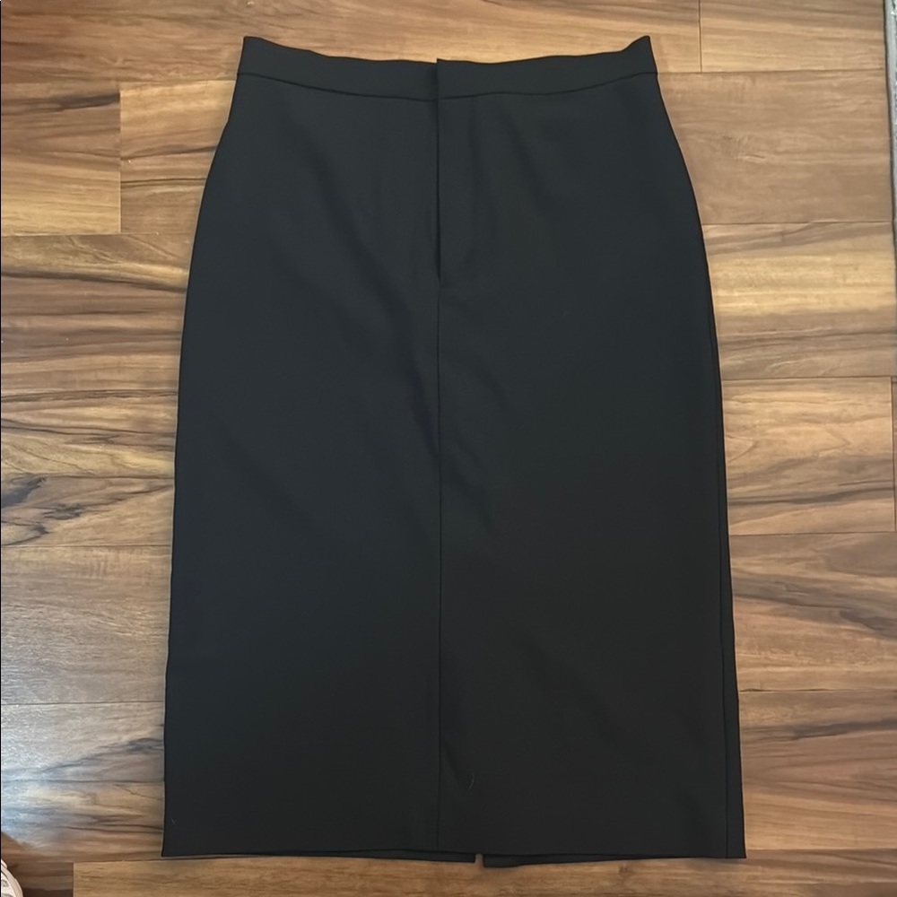 Black Midi Pencil Skirt